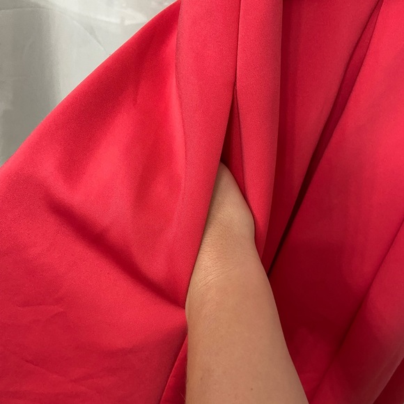 Jessica Simpson Knee Length Size 8 Pink Dress With Gold Chain With Pockets - Picture 8 of 10